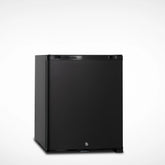 SMAD black quiet refrigerator, compact and energy-efficient