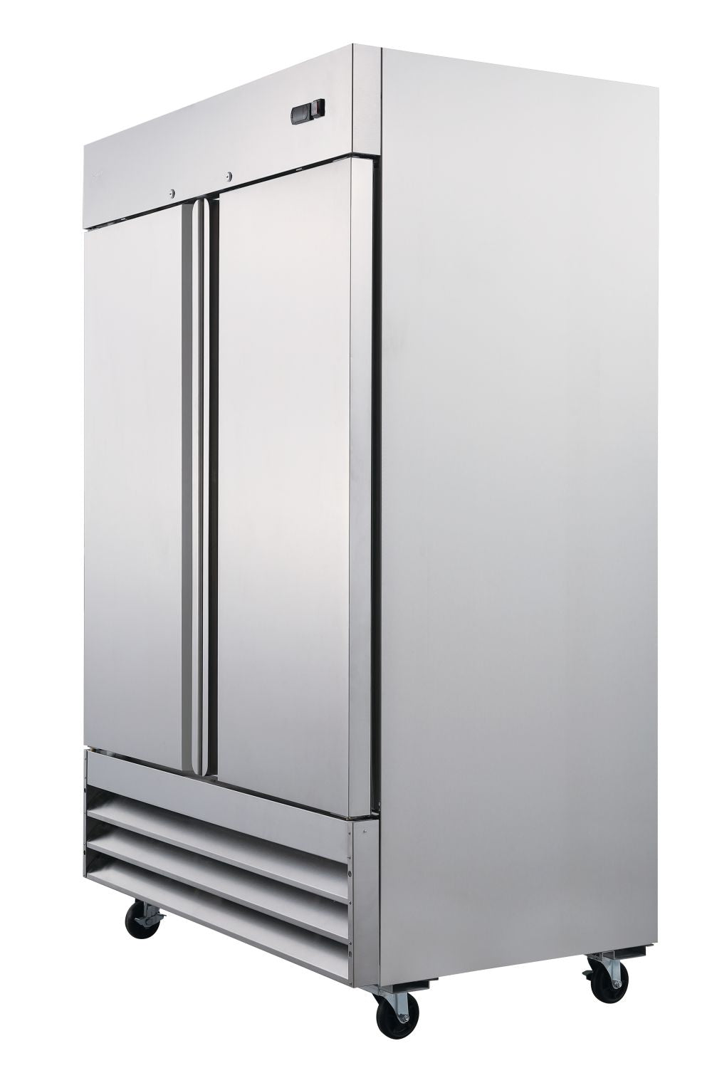  Commercial Cool Upright Freezer, Stand Up Freezer 5 Cu Ft with  Reversible Door, Black : Appliances