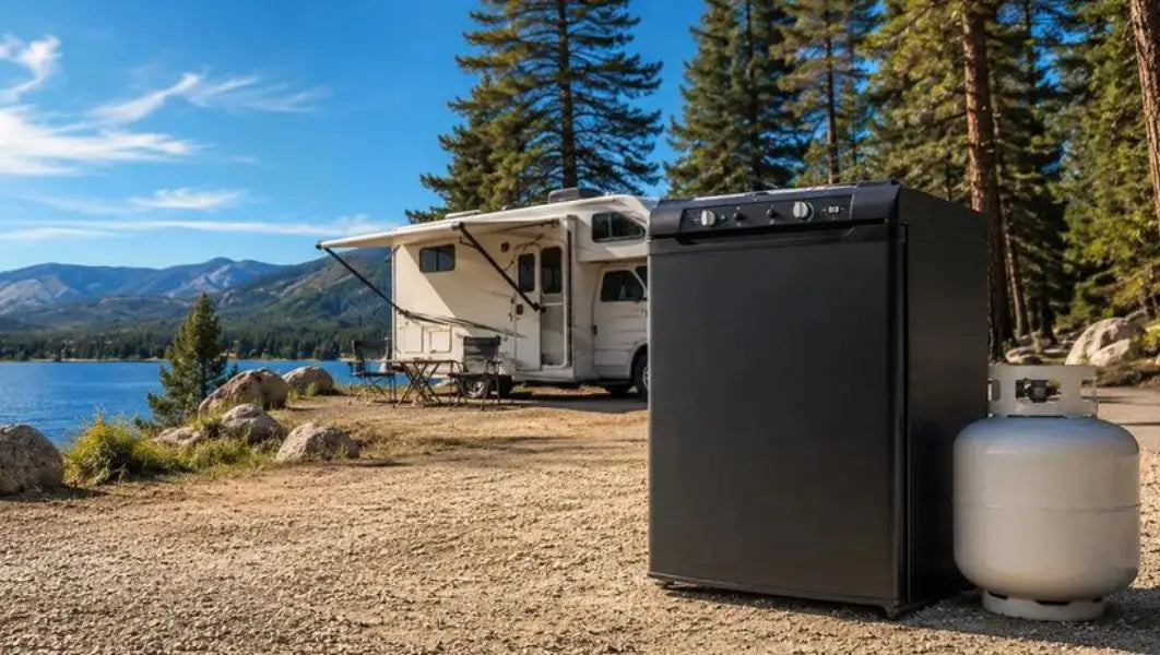 SMAD 100L 3-Way Propane Refrigerator: Compact Cooling for Off-Grid Living