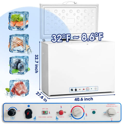 SMAD 200liter white deep freezer 