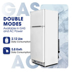 110 V AC electric and propane off grid Refrigerator, largest Fridge