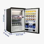 SMAD top freezer refrigerator, recreational vehicle refrigerator dimension