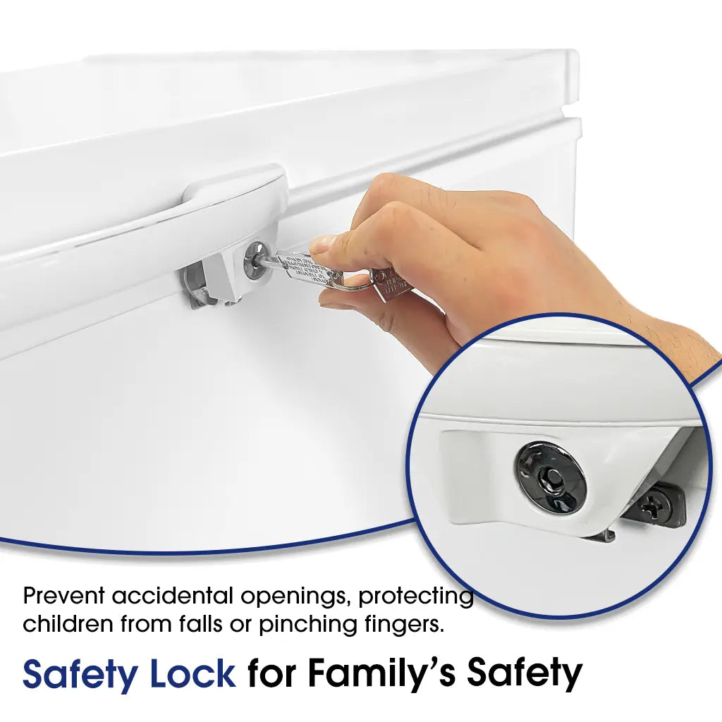 SMAD 200L LPG Freezer with Safety lock