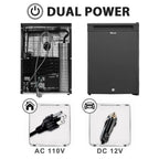 SMAD 40L dual powered AC and DC single door outdoor refrigerator