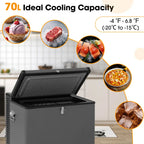 SMAD 70liter propane deep freezer temperature ：-4℉ to 6.8℉