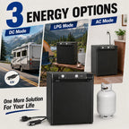 SMAD camper refrigerator powered by 110V 12V and Gas Propane