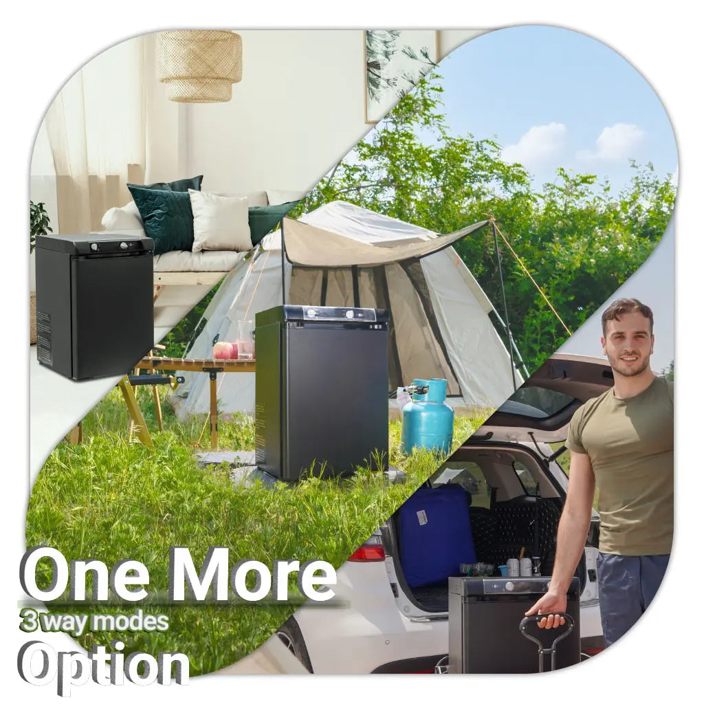 SMAD AC DC Gas 3 way propane fridge no freezer