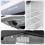 SMAD 19 cu.ft fridge fueled Gas with Adjustable glass shelves, Adjustable Feet and Built-in light
