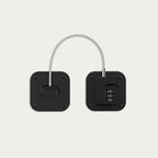 Black combination refrigerator lock with resettable code