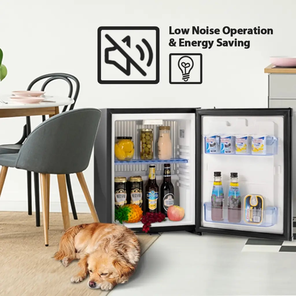 SMAD 40L under the counter refrigerator for dorm and camper, low noise operation