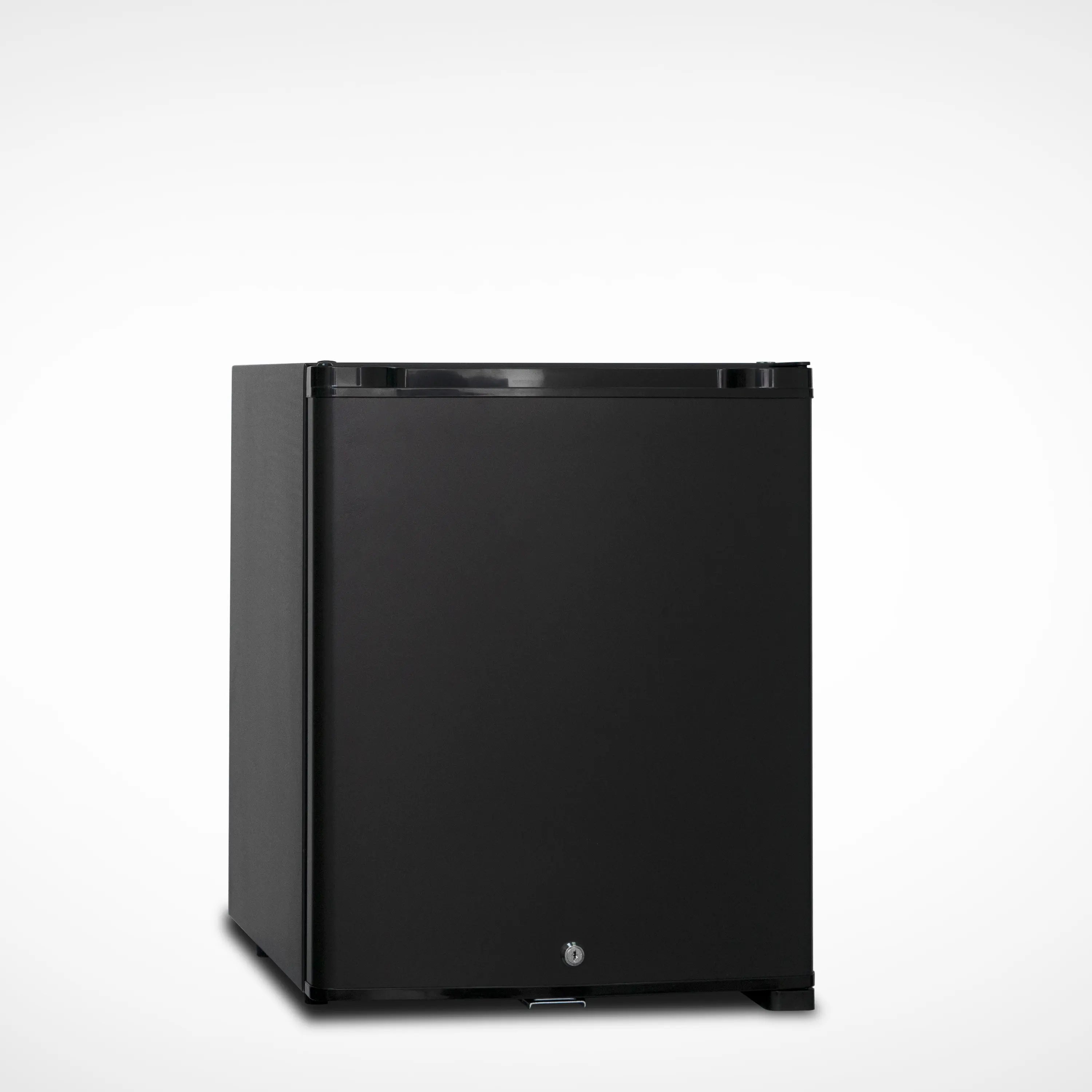 SMAD black quiet refrigerator, compact and energy-efficient Main image