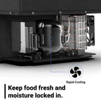 Best Brand Compressor fridge SMAD, compression refrigerator for fast cooling to keep food fresh
