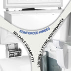 SMAD 2 way propane and electric freezer with durable hinges