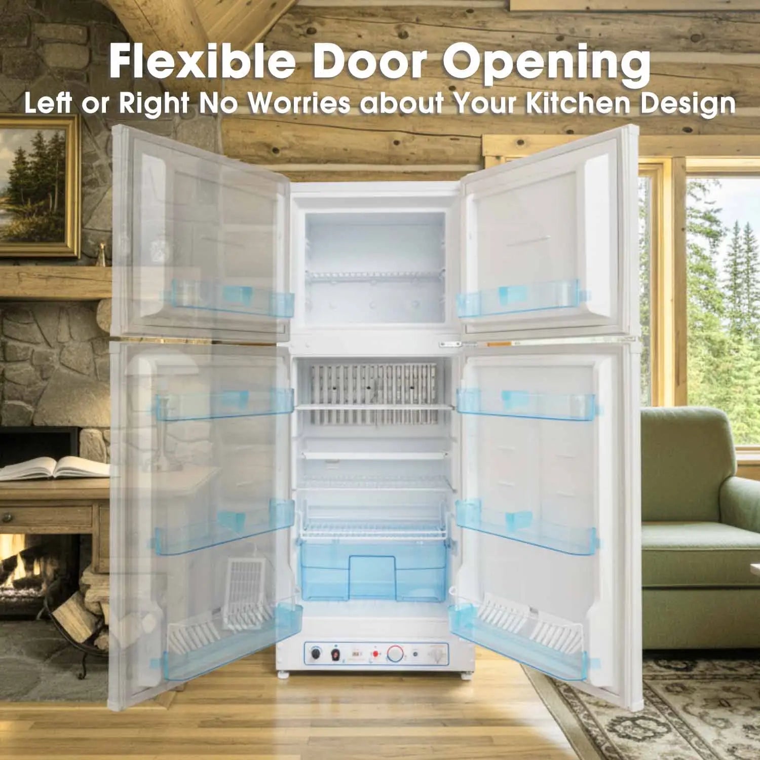 SMAD LPG refrigeration with Reversible Door