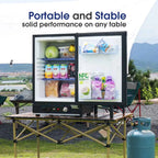SMAD mini gas fridge is Portable and stable 