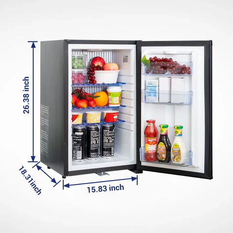 Smad 冷蔵庫 SMAD 1.7 cu.ft Small Beverage Fridge with Lock, Quiet 50 Liter