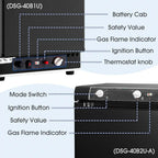 SMAD outdoor refrigerator with adjustable shelf, reversible door and easy using panel