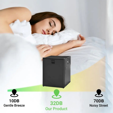 SMAD low noise fridge, silent refrigerator for peaceful operation