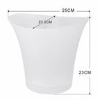 SMAD 5L classic round LED ice bucket dimensions and product size