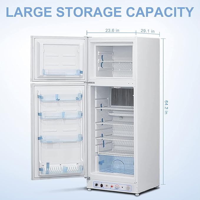 Buy Smad Propane Refrigerator 1.4 cu.ft for Car 110V/12V/Propane