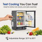 SMAD Rv Gas Fridge with temperature from 32℉ to 50℉