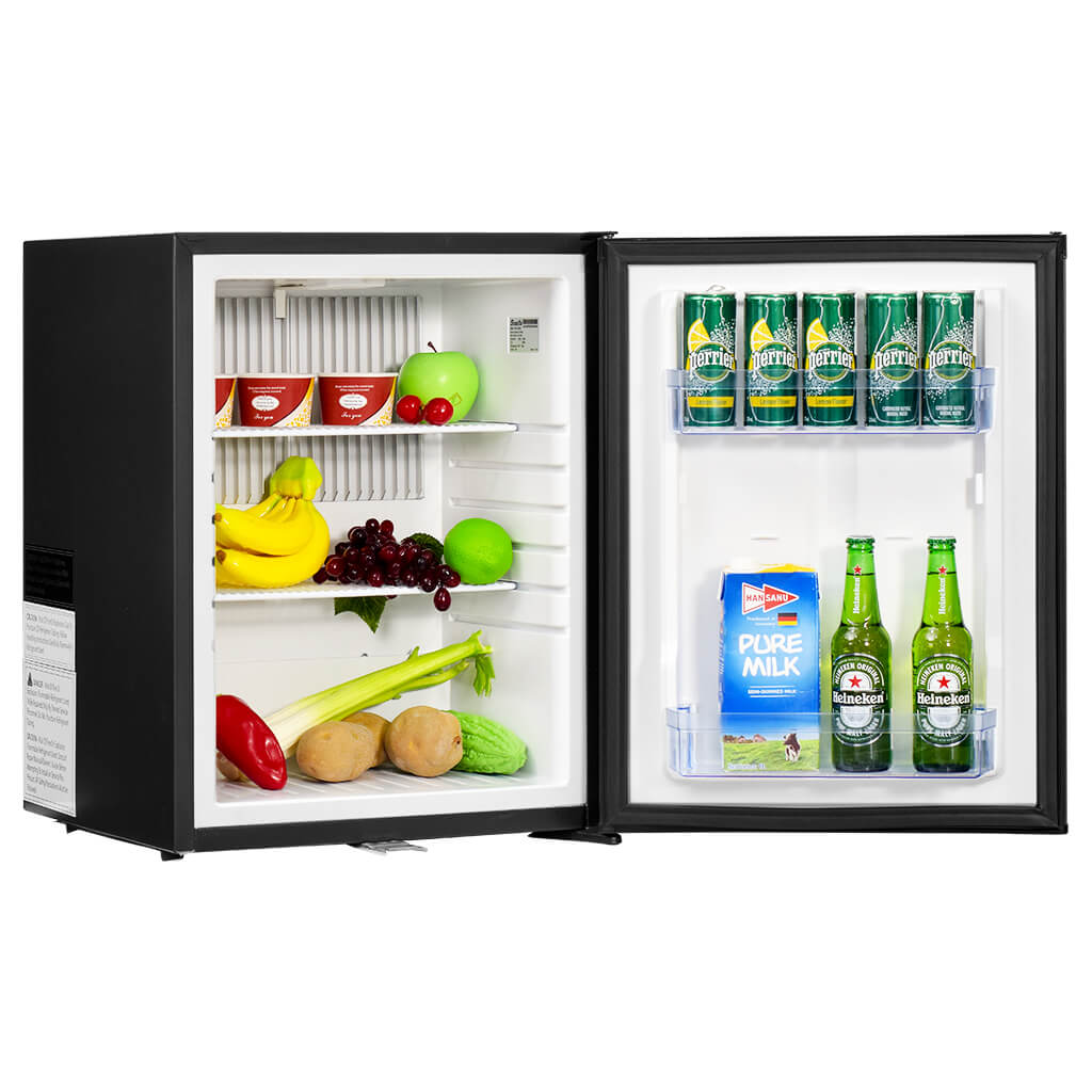 SMAD 2.1 cu.ft Mini Fridge Absorption Refrigerator - open view