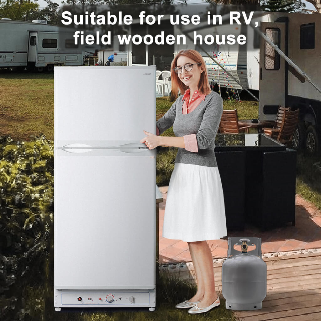 SMAD Propane GAS Refrigerator with Freezer-6.1 Cu.ft  - Scene view