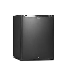 Smad Mini Fridge with Lock Compact Refrigerator for Dorm Office Bedroom No  Noise,12V/110V,1.0 Cubic Feet, Black
