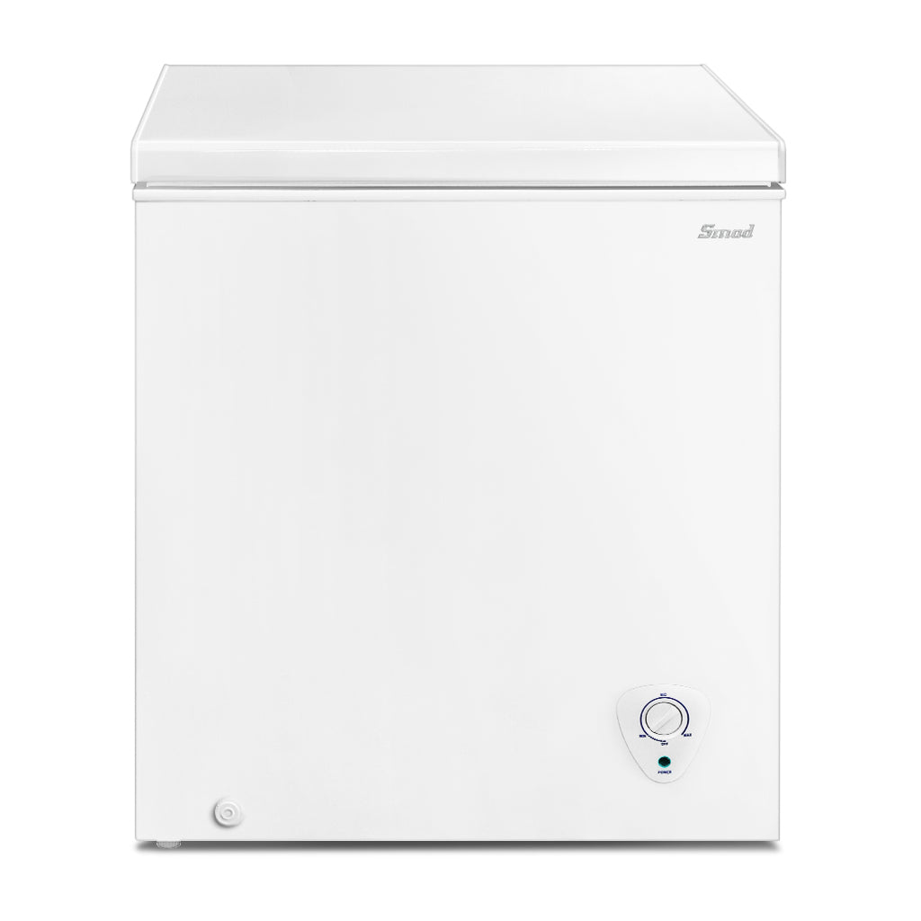 "SMAD Chest Freezer With Removable Basket-5.0 cu.ft  - Front View"
