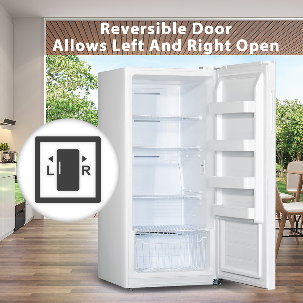 SMAD Upright Conversion Freezer and Refrigerator-13.8 cu.ft. - Reversible Door