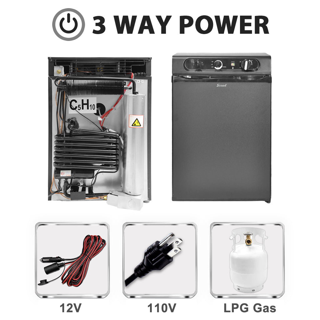 Lpg clearance powered fridge