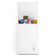 "SMAD Chest Freezer Mini Freezer-3.5 cu.ft  - Open View"