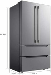 SMAD 22.5 cu.ft Counter Depth French Door Refrigerator  - open view