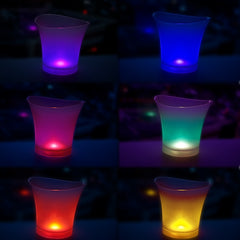 LED Ice Bucket 5L Colorful Plastic, Multi Colors Changing for Party/Home/Bar/Clubs
